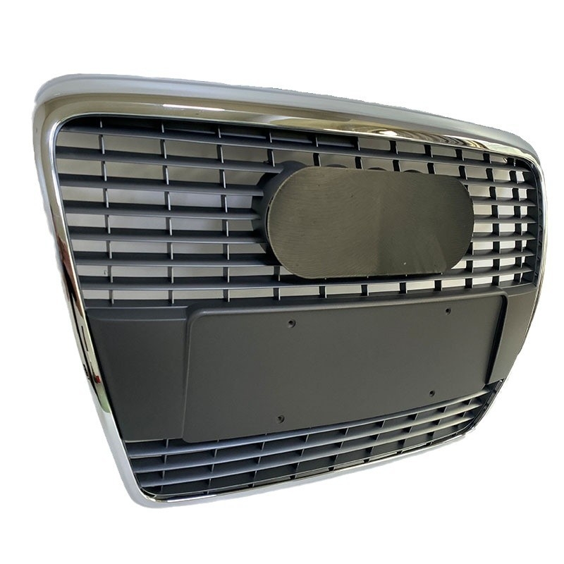Prednja rešetka branika za Audi A6L (2005-2008, A6C6) ABS plastike; ugradnja: branik; dimenzije: 74×14×50 cm; težina: 3 kg