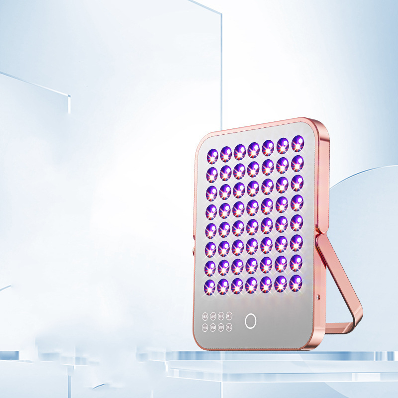 Dispozitiv portabil de terapie cu lumină pentru uz casnic, pentru rejuvenarea pielii, iluminare și eliminarea acneei (IPX3)