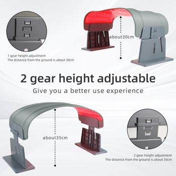 Dispozitiv LED pentru terapie cu lumină roșie pentru uz casnic — Panou din silicon, portabil, dispozitiv pentru mască facială, IPX0