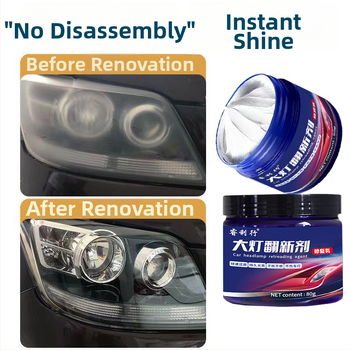 Agent de restaurare faruri auto – formulă pe bază de silicat organic; viață de raft 3 ani; număr articol 135685; standard de calitate 153687