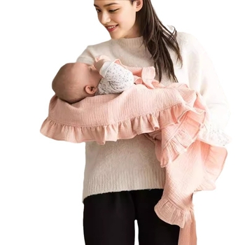 Betty Dječja deka od muslina pamuka s gazom, rekviziti za fotografiju