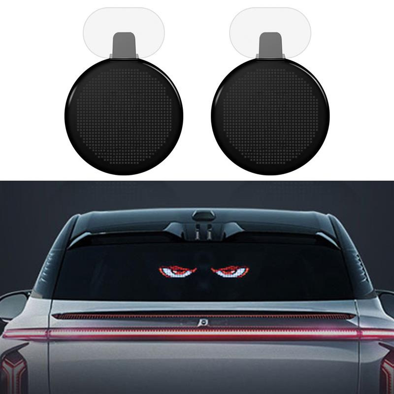 Kamionski pametni LED zaslon oka s APP-om i daljinskim upravljačem — ABS kućište, fleksibilni zaslon za ugradnju vozila; Snaga 10W, Napon 5V, Trenutno 0.02A