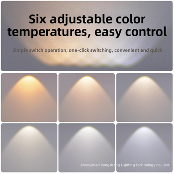 LED többfunkciós botlámpa színhőmérséklettel – hordozható színhőmérséklet-mérő eszköz (3W, 5V, 200 lm, IP40)