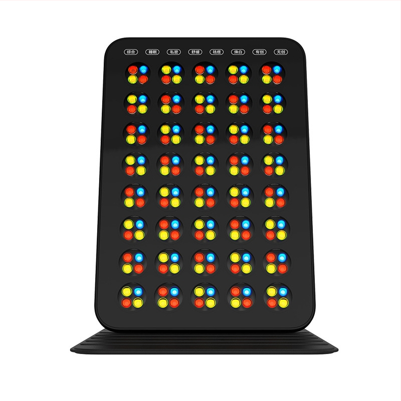 LED arcbőr-fényterápiás eszköz kék és piros fénnyel, otthoni használatra, hordozható, beépített 2000–4000 mAh akkumulátor, IPX4 vízálló, bőrfehérítés és megújulás