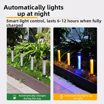 Ηλιακός εξωτερικός λαμπτήρας, αδιάβροχος, μοντέλο YZ-1127, 0,5W, κινεζικού στυλ, φωτισμός 6–12 ωρών