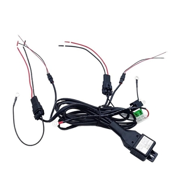 Upravljač tlumenja automobila – ulaz s jednim izlazom na dva, odvajanje dalekog i bližeg svjetla, univerzalna leća s kabelskim skupom, 12-24V, MORISSIC