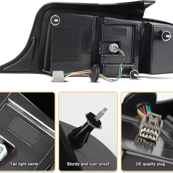 Ford Mustang LED stražnje svjetlo 2010-2014: 12V, 15W, 6000 lm, 3000K