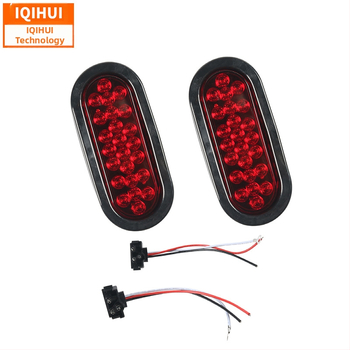 Príveskové zadné svetlo, 24 LED, 12V, 4.8W, SMD LED, ABS
