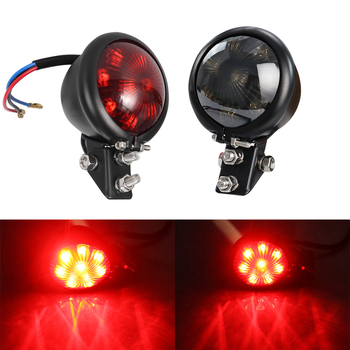 Motociklističko stražnje LED svjetlo, metalno kućište, 12V, 10W, model JCF-842-BL