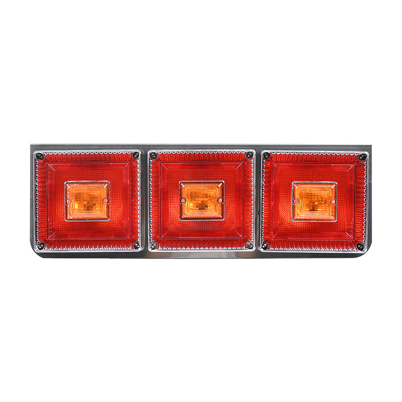 LED stražnja svjetla – veliko trojlampa LED, kvadratni/diamantni oblik, plastično kućište, pogodno za prikolicu i kamion