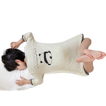 Dječja Modal jednodjelna pidžama – ljeto, 3–8 godina, upija vlagu, unisex