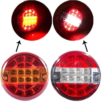 Automobilska stražnja svjetla, LED burger svjetlo, 12/24V, 5.5W, 300lm, LED, 6000K