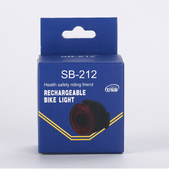 Okrugla zadnja svjetiljka za bicikl - USB punjenje, kompatibilna s MTB-om, visoka svjetlina, za noćnu vožnju