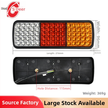 LED zadné svetlo pre auto 12V/24V, 30W, 6000K, univerzálne