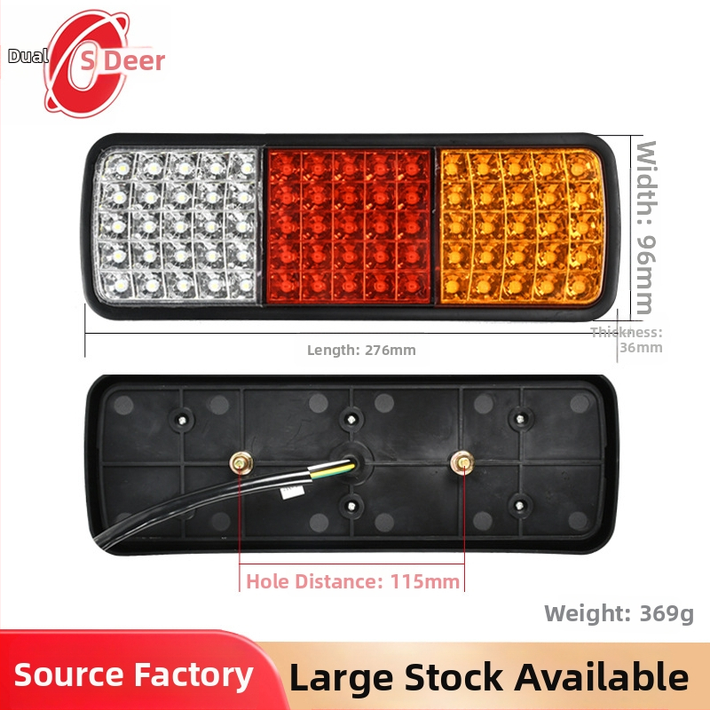 LED zadné svetlo pre auto 12V/24V, 30W, 6000K, univerzálne