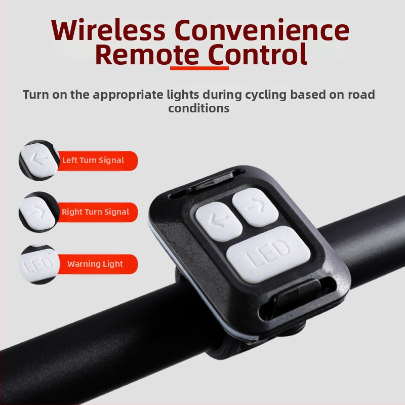 Meilong USB nabíjateľný set bicyklistických svetiel – predné a zadné svetlá, vodotesný