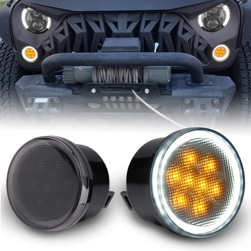 LED svjetla za Jeep Wrangler JK (2007-2017) - 12V, 15W, 5500K, CJJS-2301