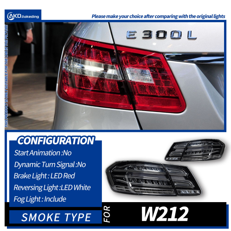 LED zadnja svjetla sklop za Mercedes-Benz E-Class W212 (2009-2013), 12V, 55W, ABS kućište, CG marka