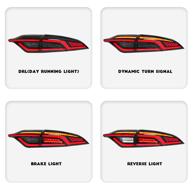 HCMOTIONZ LED hátsó lámpa Toyota Corolla 20-24, HC-KLL-6002