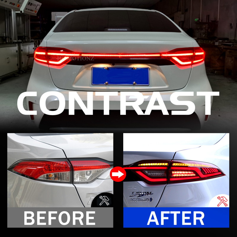 HCMOTIONZ LED hátsó lámpa Toyota Corolla 20-24, HC-KLL-6002