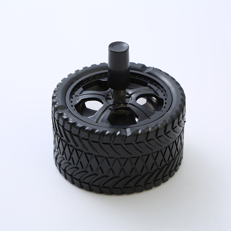 Autó hamutartó fedéllel, nyomás–rotációs zár, kerek kialakítás; Anyag: hidegen hengerelt lemez + PVC; logó nyomtatás; testreszabható; Márka: Jiahao