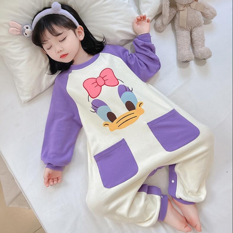 Lányos dinoszauruszos egyrészes pizsama corduroy anyagból nyúl szőrmével (81–90%), hosszú ujjú, újszülötteknek, tavasz–ősz, rajzfilmszerű stílus