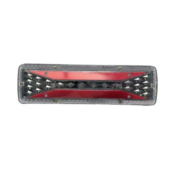 131-LED hátsó lámpa teherautókhoz és mezőgazdasági járművekhez, 6W, 12–24V, 0,3A, 250 lm, PS/PP/ABS