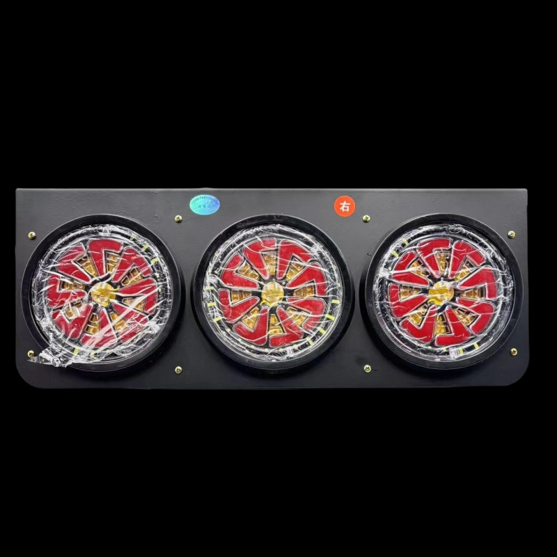 LED hátsó lámpa 24V, vízálló, rozsdamentes acélból, teherpótkocsihoz – fék, index, villogó, 15W