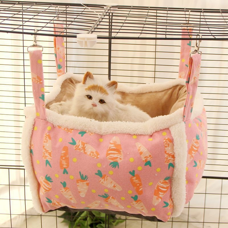 Fűből készült macskahammock, zárt téli fészek, függő macskaháló, Beijing-origin