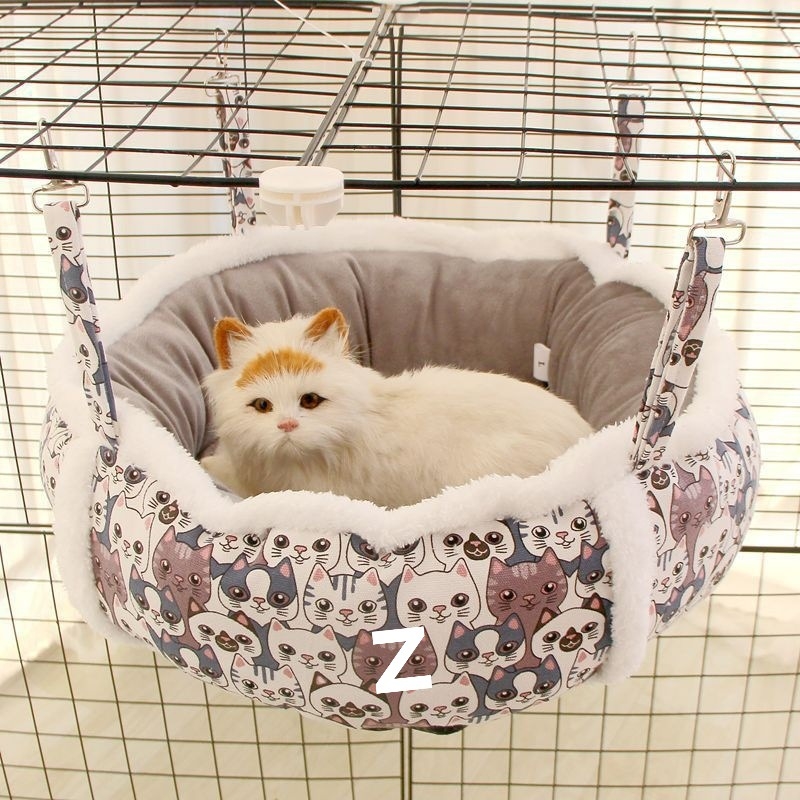 Fűből készült macskahammock, zárt téli fészek, függő macskaháló, Beijing-origin