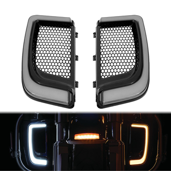 Harley LED zaštita za nogu s indikacijom, model H-546, kompatibilno s Glide i Road Glide
