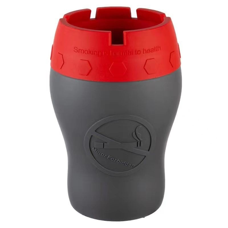 Τασάκι από σιλικόνη με καπάκι για αυτοκίνητο και οικιακή χρήση (Μοντέλο 622452; Βάρος: 228 g; Υλικό: Σιλικόνη)