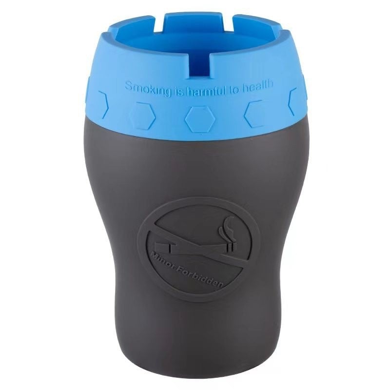 Τασάκι από σιλικόνη με καπάκι για αυτοκίνητο και οικιακή χρήση (Μοντέλο 622452; Βάρος: 228 g; Υλικό: Σιλικόνη)