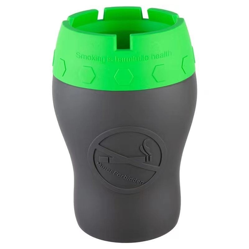 Τασάκι από σιλικόνη με καπάκι για αυτοκίνητο και οικιακή χρήση (Μοντέλο 622452; Βάρος: 228 g; Υλικό: Σιλικόνη)