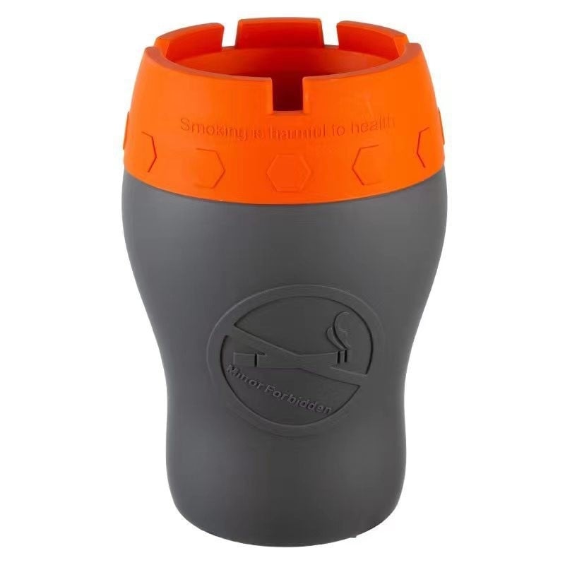 Τασάκι από σιλικόνη με καπάκι για αυτοκίνητο και οικιακή χρήση (Μοντέλο 622452; Βάρος: 228 g; Υλικό: Σιλικόνη)