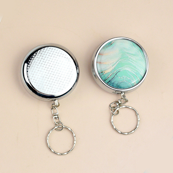 Fém mini hamutartó fedővel, hordozható, személyre szabott, üzleti ajándékhoz megfelelő