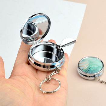 Fém mini hamutartó fedővel, hordozható, személyre szabott, üzleti ajándékhoz megfelelő