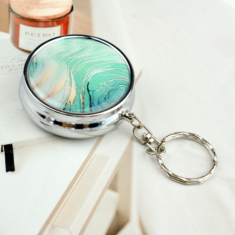 Fém mini hamutartó fedővel, hordozható, személyre szabott, üzleti ajándékhoz megfelelő