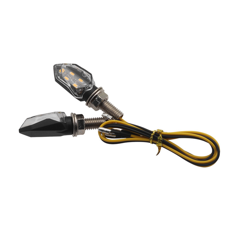 Motociklistički LED pokazivač smjera, 5-LED, 12V, model Zxd-414, plastično kućište
