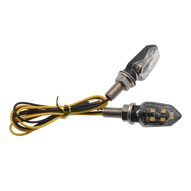 Motociklistički LED pokazivač smjera, 5-LED, 12V, model Zxd-414, plastično kućište