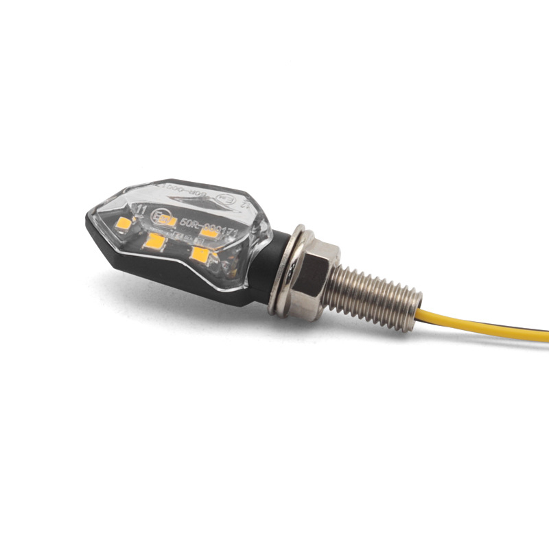 Motociklistički LED pokazivač smjera, 5-LED, 12V, model Zxd-414, plastično kućište