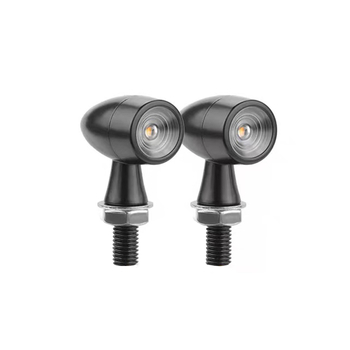 LED mini kuglasti pokazivač smjera za motocikl, metalno kućište (PC + cinkov spoj), 12V, model MQ-3010