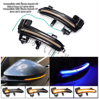 Zrcalno retrovizor sa sekvencijalnim signalom skretanja za Skoda Superb A7/B8 MK3 III Typ 3V (LED, 12V, 5W, TL-19-B8MK3)