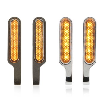 Motociklist LED pokazivač smjera na upravljaču – retro mini indikator, 10 LED, 12V, 3W, aluminijska legura + akril