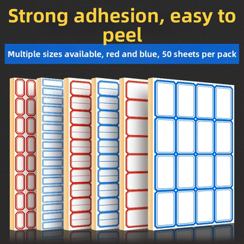 Χειρόγραφες αυτοκόλλητες ετικέτες, μοντέλο CY7520, 68 ετικέτες ανά σελίδα, αδειοδοτημένη ιδιωτική ετικέτα