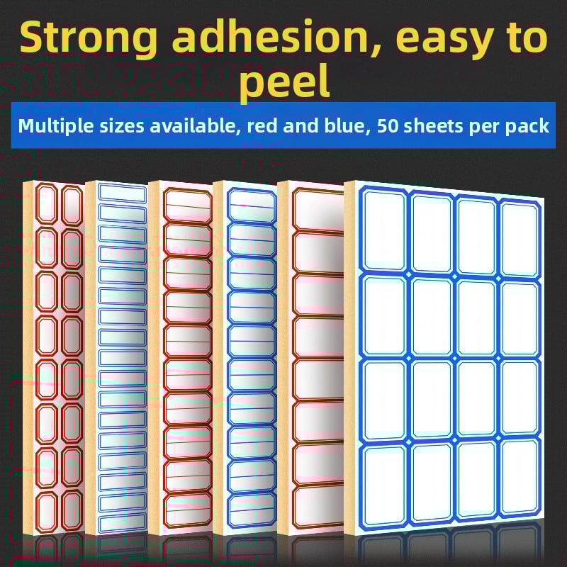 Χειρόγραφες αυτοκόλλητες ετικέτες, μοντέλο CY7520, 68 ετικέτες ανά σελίδα, αδειοδοτημένη ιδιωτική ετικέτα