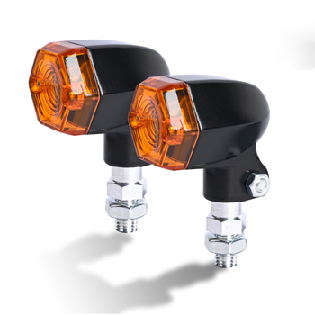 LED pokazivači smjera za univerzalne motocikle, retro stil, cinkova legura — 12V