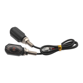 Motociklističko signalno svjetlo, LED, 12V, ZXD-410, plastika (Model: ZXD-410; Izvor svjetla: LED; Napon: 12V; Materijal: Plastika; Kompatibilni modeli: Različiti tipovi motocikala)