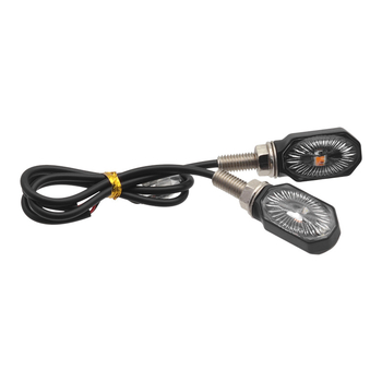 Motociklističko signalno svjetlo, LED, 12V, ZXD-410, plastika (Model: ZXD-410; Izvor svjetla: LED; Napon: 12V; Materijal: Plastika; Kompatibilni modeli: Različiti tipovi motocikala)