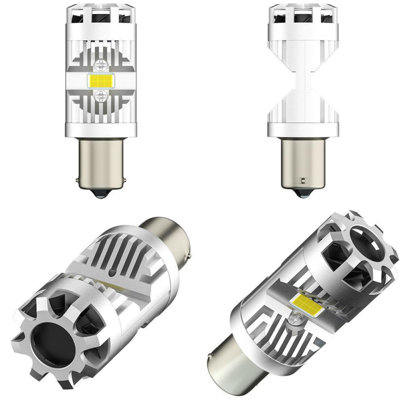 Automobilska LED žarulja za signalizaciju 3570, visoka svjetlina, dekodiranje, anti-flicker, s malim ventilatorom, 12V, 25W, 6500K, trajnost 30000h